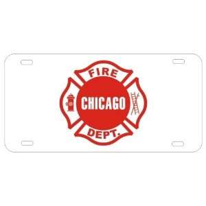 Chicago Fire Department License Plate Automotive