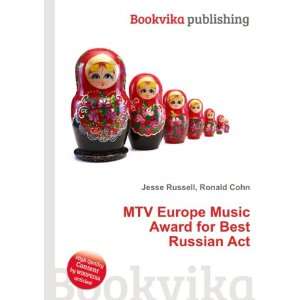  MTV Europe Music Award for Best Russian Act Ronald Cohn 