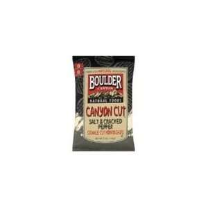 Boulder Canyon Cracked Pepper Potato Chips Gluten Free (12x5 OZ)