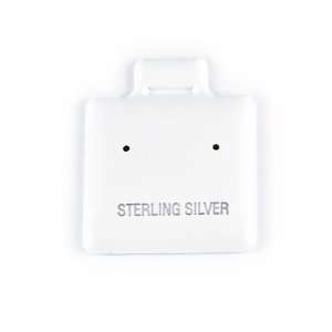  Sterling Silver Jewelry Puff Earring Pad (100 pack 