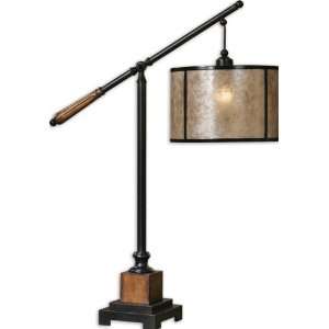  Uttermost 35.5 Sitka Lamps Aged Black Metal Accented With 