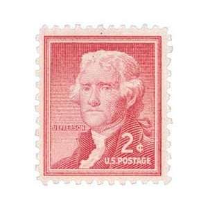  #1033   1954 2c Thomas Jefferson U.S. Postage Stamp Plate 