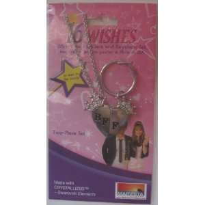  16 Wishes Keychain with Chain Charm Is a Two Piece Toys 