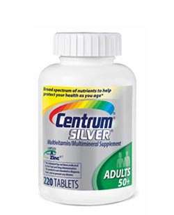   Centrum Silver Multivitamin/Multimineral for Adults 50+, Tablets