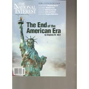  The National Interest Magazine (The End of an American Era 