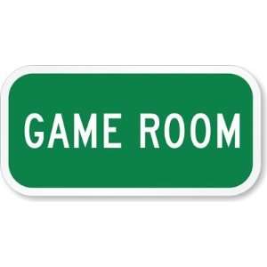  Game Room High Intensity Grade Sign, 12 x 6 Office 