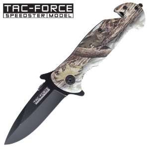 3.25 Tac Force Bushwacker Spring Assisted Rescue Knife 