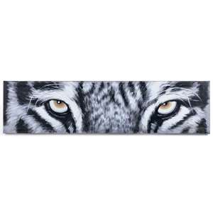  White Tiger Eyes Painting