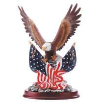 The Americana Bookstore & Gift Shop   Patriotic Eagle Sculpture