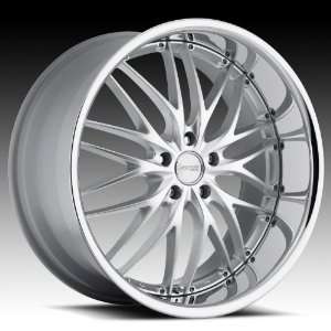 MRR GT1 19X8.5 19X9.5 Benz C E S CLK staggered Wheels Silver W Polish 