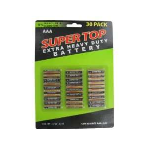 Bulk Pack of 6   30 Pack AAA Batteries (Each) By Bulk Buys 
