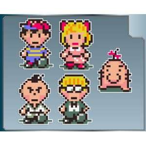  Earthbound Hero Pack of vinyl decal stickers 4 set of 5 