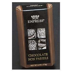 Dark Chocolate Non Pareils in Hexagon Grocery & Gourmet Food