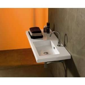 Ceramica Tecla Art CO02011 Condal Ceramic Bathroom Sink with Overflow 