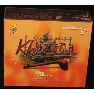    VIP Ghazals Collection Khazana 5 Disc CD Set 