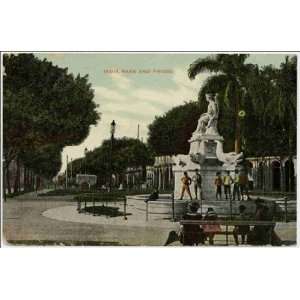  Reprint India Park and Prado, Havana