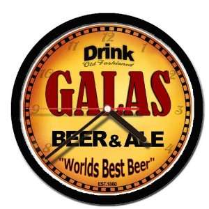  GALAS beer and ale cerveza wall clock 