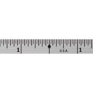  Adhesive Ruler 1/2 Wide, 1/16 Grads