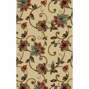  Concord Global   Norah   0632 Tropical Floral Area Rug   3 