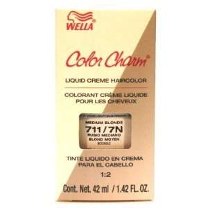   Wella Color Charm Liquid #0711 Medium Blonde Haircolor Beauty