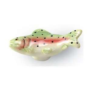  Salmon Left Porcelain Knob