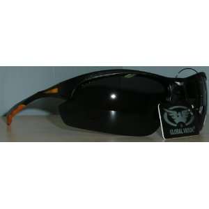  Riptide Safety Glasses   Black/Orange
