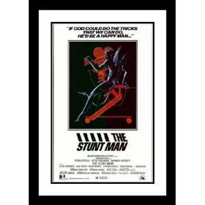 Stunt Man 32x45 Framed and Double Matted Movie Poster   Style B   1980