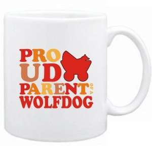  New  Proud Parent Of Wolfdog  Mug Dog