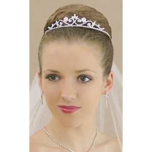  Rhinestone and Pearl Wedding Tiara 1041 Beauty