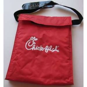  Chick fil a Lunch Bag Red   Insulated   70 denier Nylon 