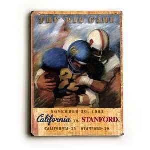   , Berkeley VS Stanford Wood Sign (9 x 12)(Solid) 