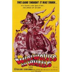  Werewolves on Wheels Movie Poster (11 x 17 Inches   28cm x 