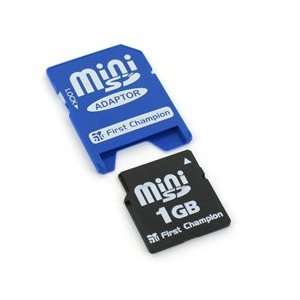  1 GB MiniSD Memory Card w/SD card adapter Electronics