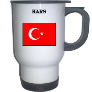  Turkey   KARS White Stainless Steel Mug 