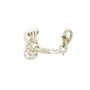   Charms Rickshaw Charm with Lobster Clasp, 10K Yellow Gold Jewelry