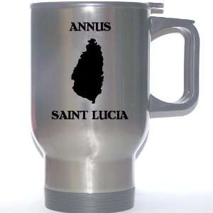  Saint Lucia   ANNUS Stainless Steel Mug 