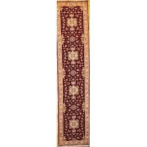  2x13 Hand Knotted Tabriz Persian Rug   211x135