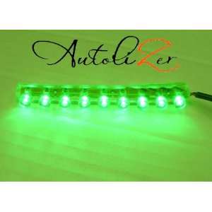 Autolizer Green 9 LED Strip NEON MOTORCYCLE / CAR / BOAT / HOME / POD 