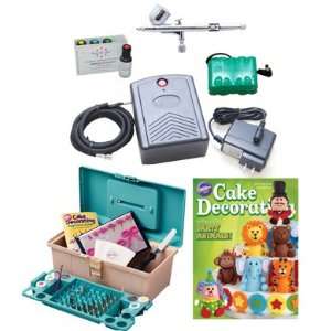 12 Volt DC Battery Powered Airbrush Cake Decorating System 