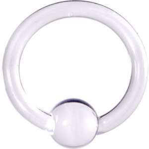  12 Gauge Clear Acrylic Ball Captive Ring Jewelry