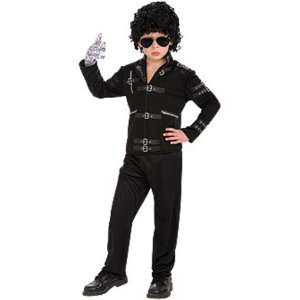   Michael Jackson Bad Childs Fancy Dress Costume S 122cm Toys & Games