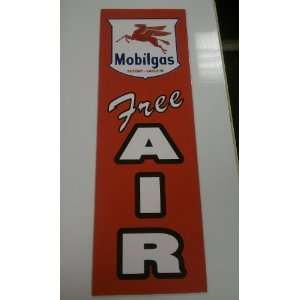  Mobiloil Mobilgas old style gas station sign 6X18 HIGH 