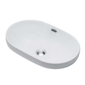  Decolav 1456 CWH Classically Redefined Oval Semi Recessed 