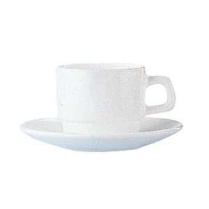  Fully Tempered Restaurant White 8 Oz. Glass Cup Kitchen 