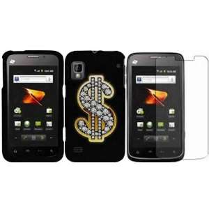  Dollar Hard Case Cover+LCD Screen Protector for ZTE Warp N860 Cell 