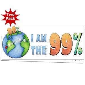  Occupy the Globe WE ARE THE 99% OWS Protest Bumper Sticker 