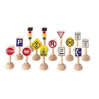  Plan Toys Set of Traffic Signs and Lights 1 (Usa)