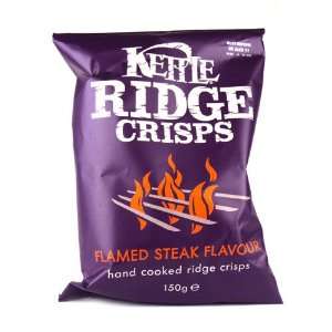 Kettle Ridge Crisps Flamed Steak 150g Grocery & Gourmet Food