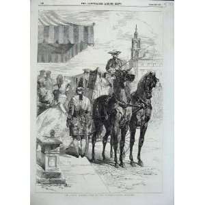  London Season Drawing Room Lady Horse Carriage 1856