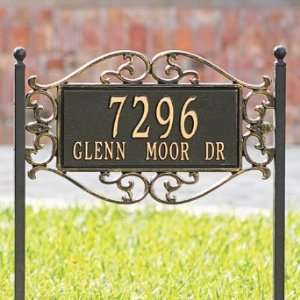  Fretwork Address Plaques   Grandin Road